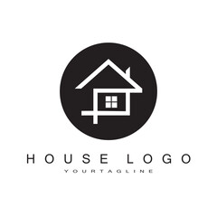 Fototapeta premium house logo design for architectural buildings vector construction