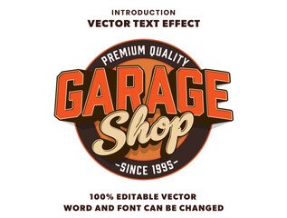 Editable text effect Classic Vintage Retro 3d template style premium vector
