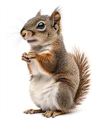 Obraz premium squirrel isolated on white background