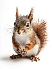 Obraz premium squirrel isolated on white background