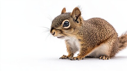 Obraz premium squirrel isolated on white background