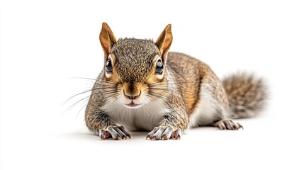 Obraz premium squirrel isolated on white background