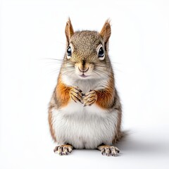 Obraz premium squirrel isolated on white background