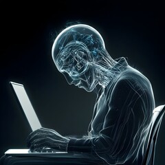 Digital X Ray of a Tech Genius at Work in the Cybersphere