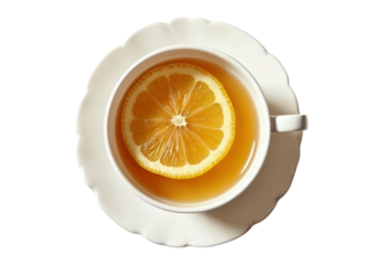 tea with ginger and lemon png