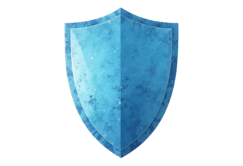 blue shield isolated on white background png