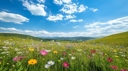 Obraz premium nice landscape theme of field
