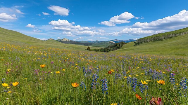 nice landscape theme of field