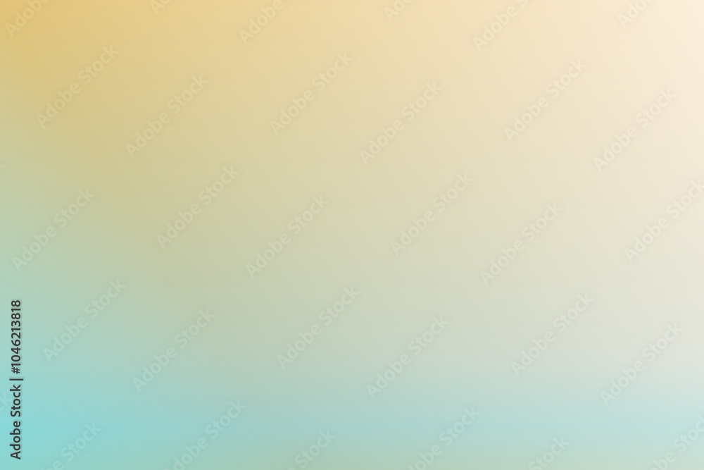 Poster soft curves and textured layers abstract flowing fabric-like shapes in blue, green and yellow tones.