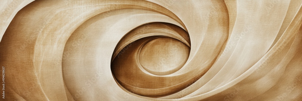 Poster Swirling patterns in soft natural colors deliver a peaceful aesthetic, inviting a sense of calm and serenity to the viewer. Generative AI