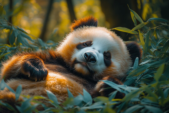azy Panda in a Serene Meadow