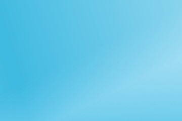 Calm blue gradient background with serene atmosphere, Christmas painting background illustration.Bright positive backdrop.