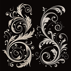 Fototapeta premium abstract floral background