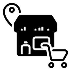 Home icon, glyph icon style