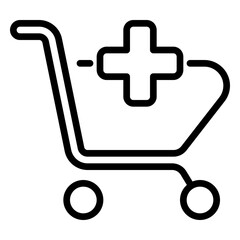 Obraz premium Glow icon, line icon style