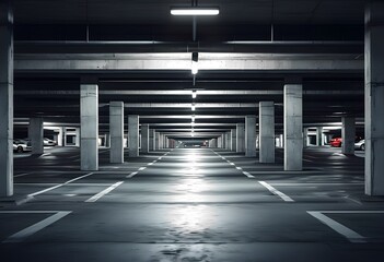 Fototapeta premium parking lot