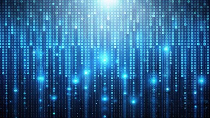 Naklejka premium Binary code background made up of ones and zeros, with a background, technology, data, coding, computer