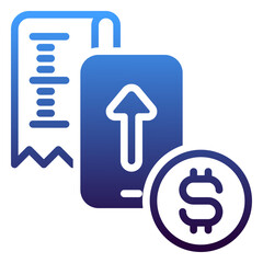 Vacum icon, gradient icon style