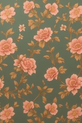 Obraz premium flowers pattern wallpaper