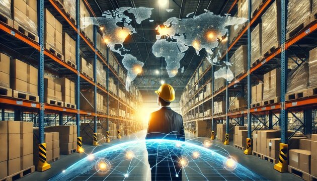 A comprehensive overview of international and global supply chain management, highlighting logistics, distribution, and strategic planning for efficient global operations.