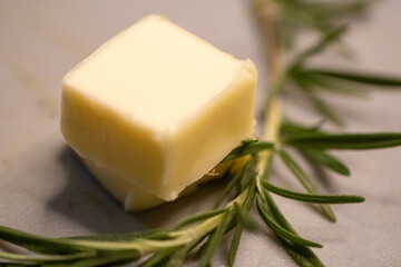Sliced Butter with Rosemary