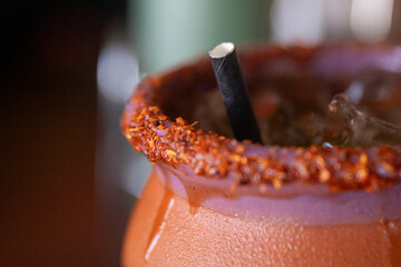 Spicy rim margarita