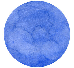 Watercolor hand painted circles texture. Watercolour circle elements for design.