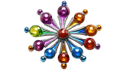 snow decoration display for christmas celebration transparant background