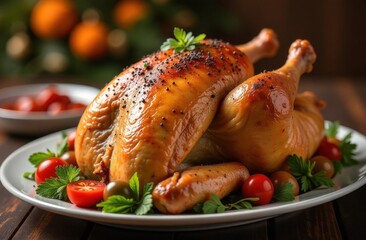 roasted chicken with vegetables