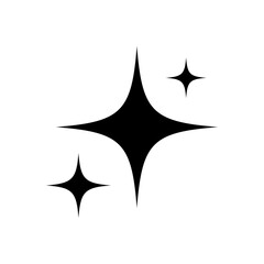Fototapeta premium Star sparkles icon
