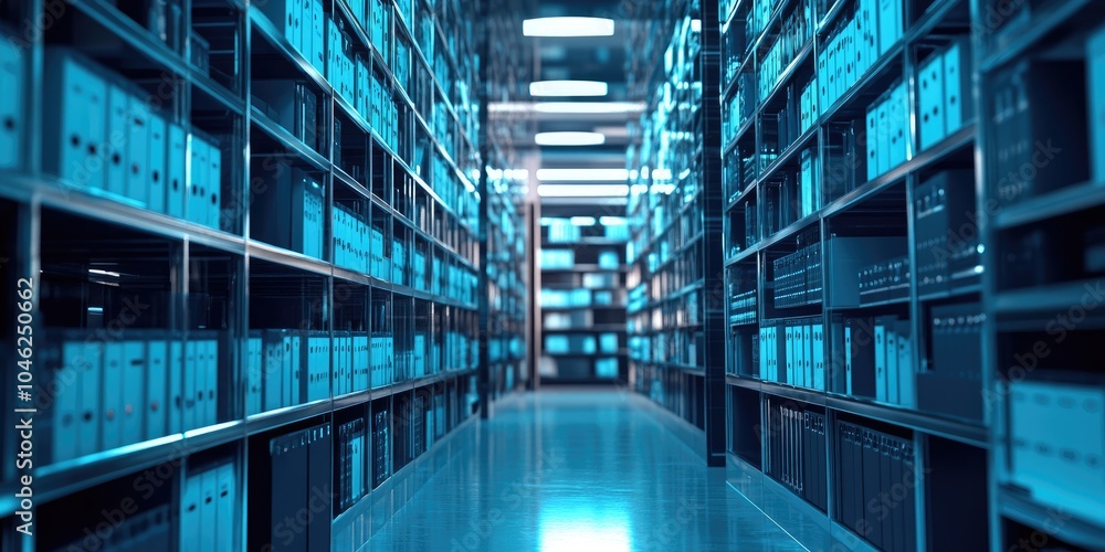 Leinwandbilder Document Management System (DMS), online documentation database and process automation to efficiently manage files, knowledge and documentation in enterprise with ERP. Co