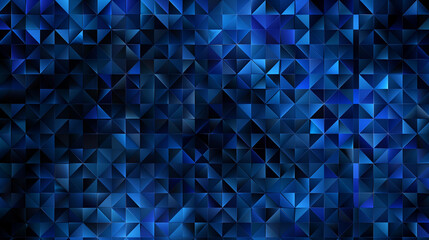 Obraz premium Blue geometric abstract background: creative illustration for banner, web, cover, poster, and wallpaper.