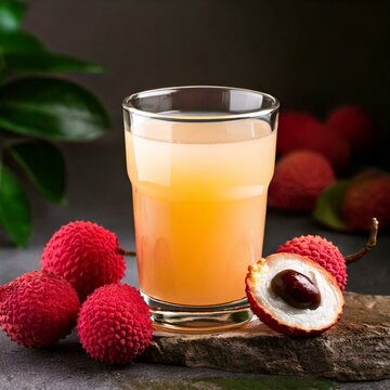 A glass of Lynchee Juice .