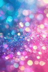 Iridescent Holographic Background with Shifting Colors