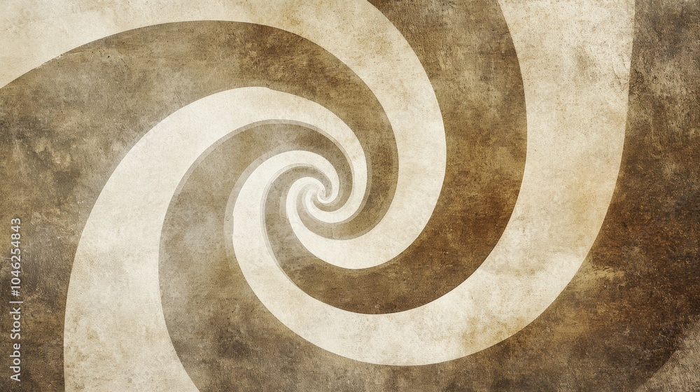 Aufkleber soft swirls in earthy tones evoke a sense of tranquility, inviting the viewer to lose themselves in 