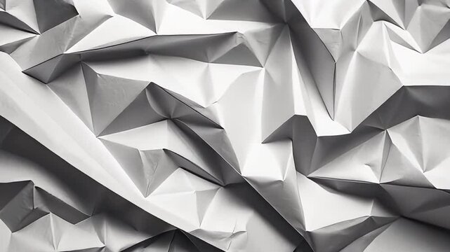 Crumpled paper background 4k with detailed creases under soft light, perfect for adding a tactile, vintage element to rustic-themed designs