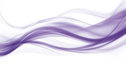 Naklejka premium A smooth, flowing abstract design in shades of purple, evoking elegance and tranquility.