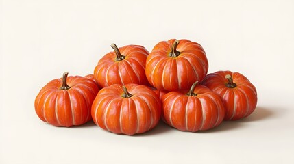 Obraz premium stack of pumpkins vegetable produce ketchup. pumpkin plant . Ultra realistic. Photorealistic