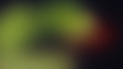 Dark green red orange black color grainy backdrop design. Abstract noisy color flow, wave shaped gradient, rough, Vibrant, dark, grungy, website header, cover, banner, poster