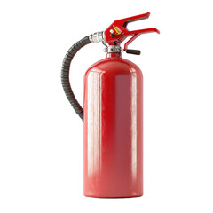 Obraz premium Realistic 3D Fire Extinguisher Design Isolated on White
