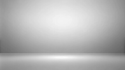 Minimalist abstract background in light gray color with a panoramic design