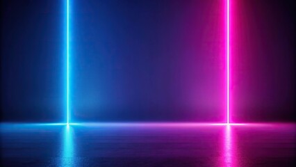 Minimalist abstract background with glowing light
