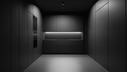 Fototapeta premium Minimalist and unique interior design in the house