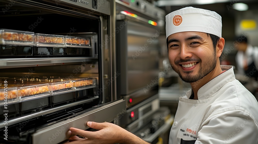 Poster an engineer using iot enabled systems to monitor and optimize the production of refrigerators in a s