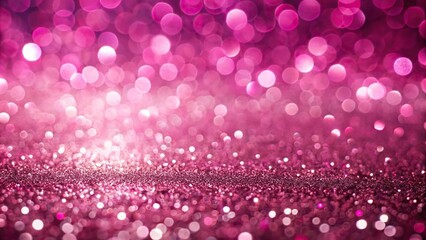 pink glitter background with blurred lights creating an illusion of depth