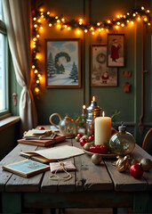 christmas table setting