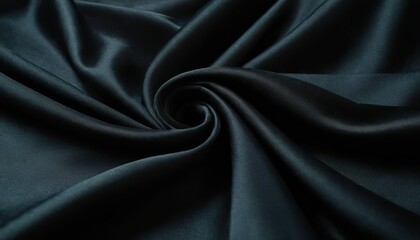 Elegant Black Satin Photo Texture Background Smooth and Luxurious Surface 6