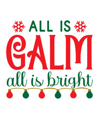 Christmas T-shirt Design, Retro Christmas Sublimation Design Bundle