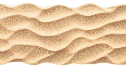 A textured sandy surface with gentle waves and ridges, resembling a desert landscape or a beach,...