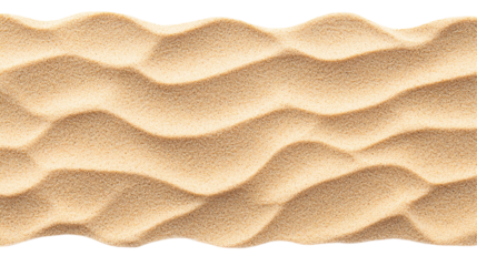 A textured sandy surface with gentle waves and ridges, resembling a desert landscape or a beach, creating a natural and rhythmic pattern.